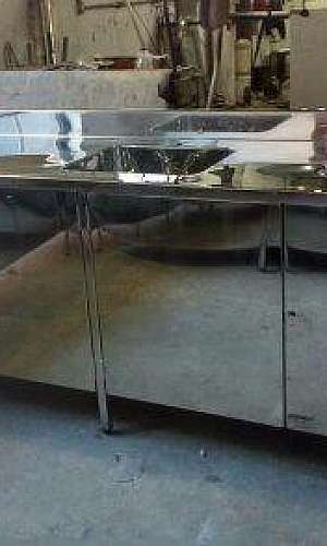 Armário de cozinha de inox Armário de cozinha de inox