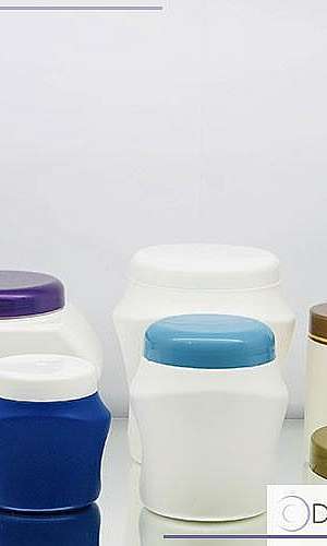 Potes para cosméticos plásticos Potes para cosméticos plásticos
