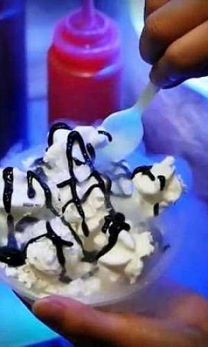 sorvete de nitrogênio sorvete de nitrogênio