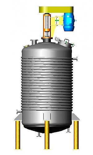 Tanques de inox com agitador Tanques de inox com agitador